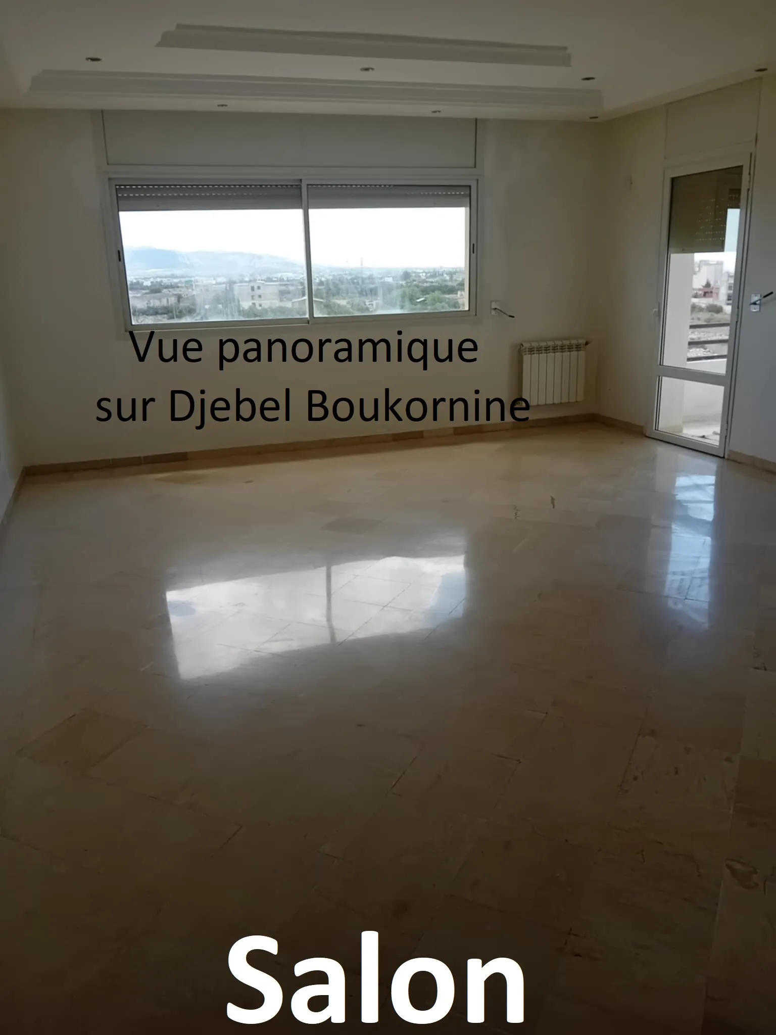 Appartement S+3 haut standing avec vue panoramique – Nouvelle Médina 3, Ben Arous.