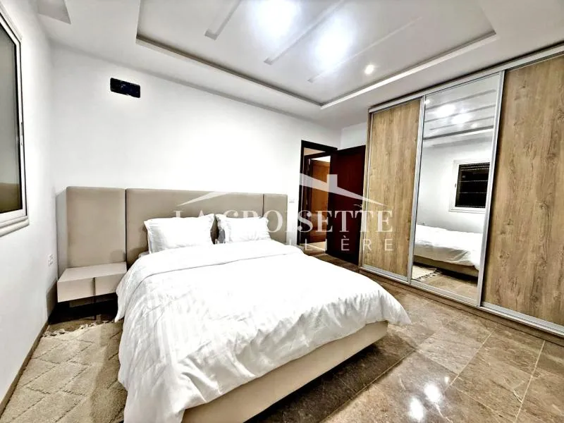 Appartement meublé S+3 avec piscine à La Marsa