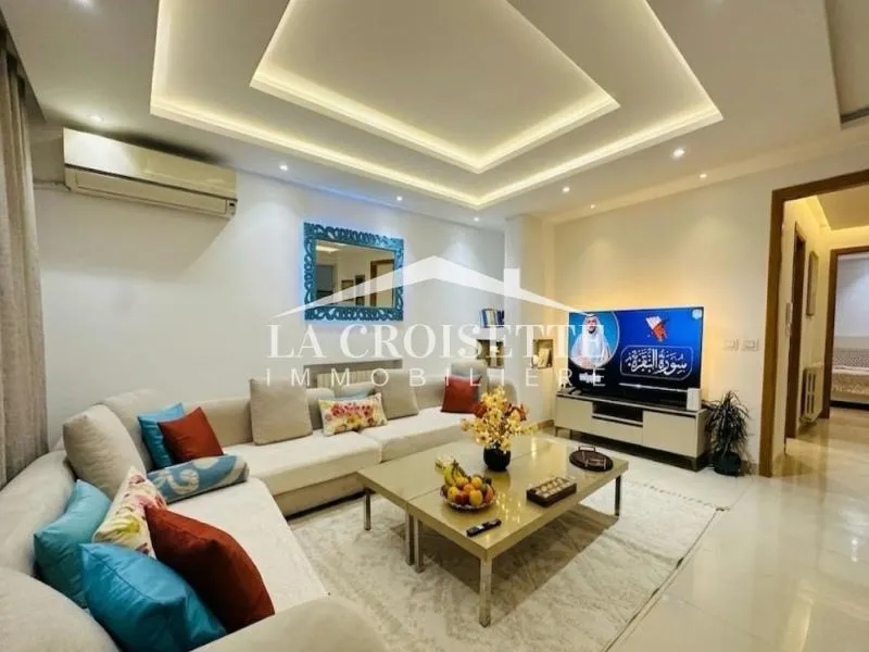 Appartement meublé S+3 avec piscine à La Marsa