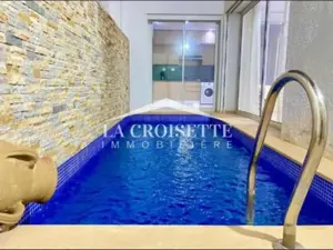 Appartement meublé S+3 avec piscine à La Marsa