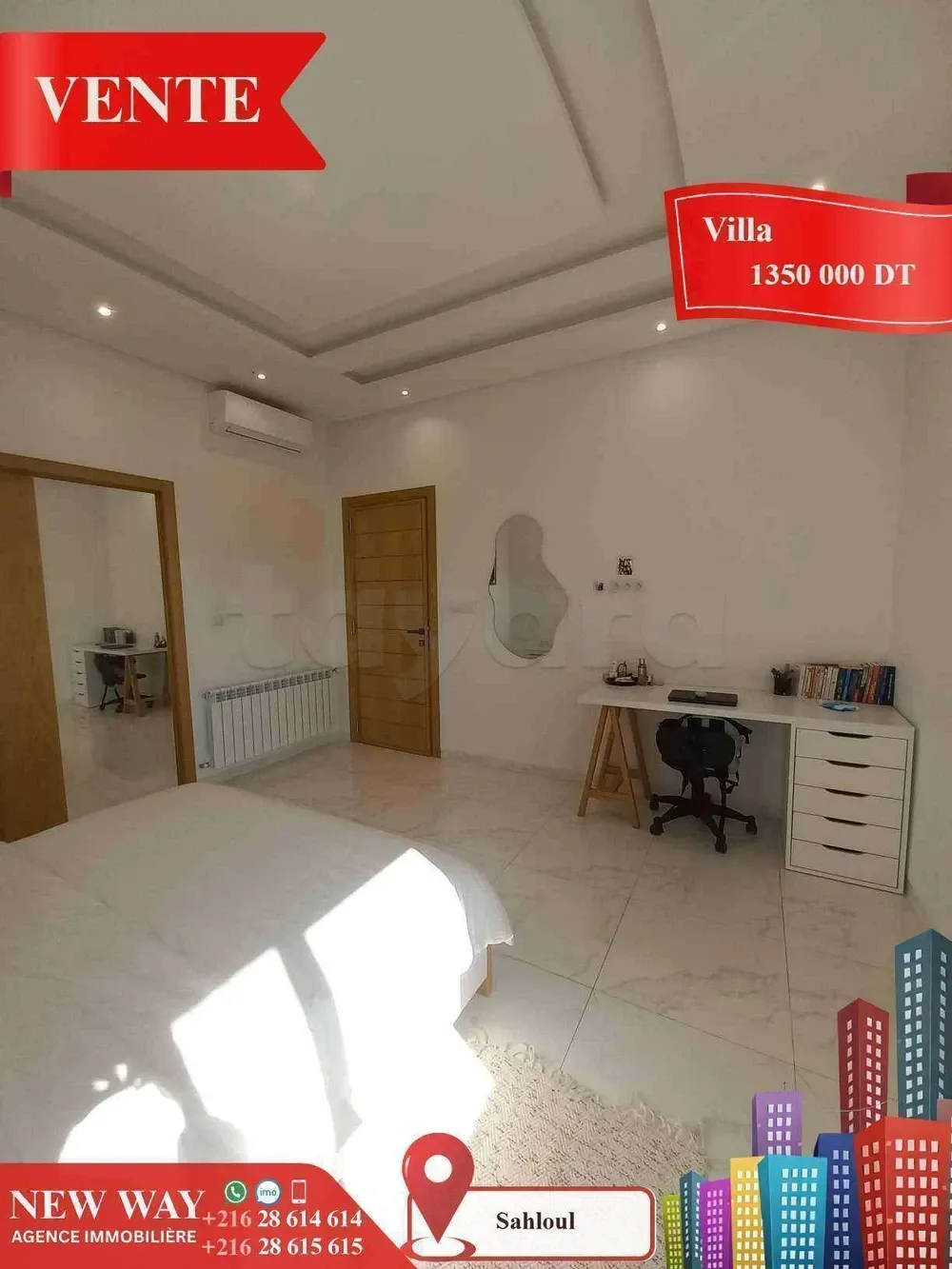 Villa de Charme Fait l'angle à Sahloul