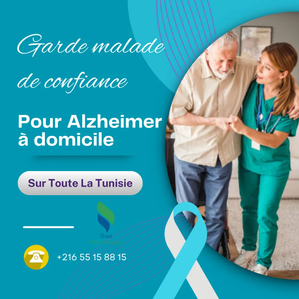 garde malade de personne âgées couchante par mois a Charguia 