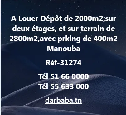 dépot a louer