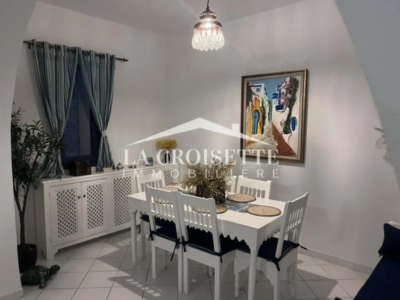 Duplex avec jardin S+3 meublé à Gammarth MDL0742