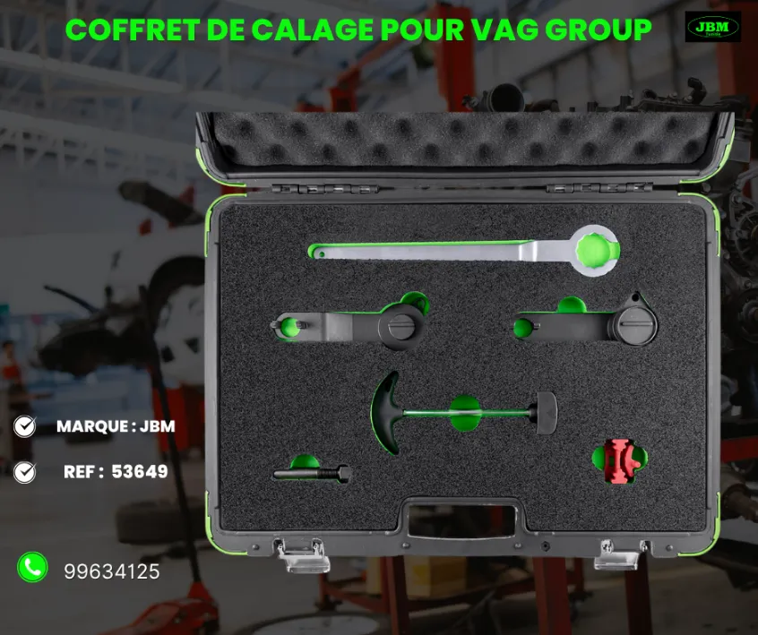 A VENDRE MATERIEL DE GARAGE REF : 53649 COFFRET DE CALAGE POUR VAG GROUP