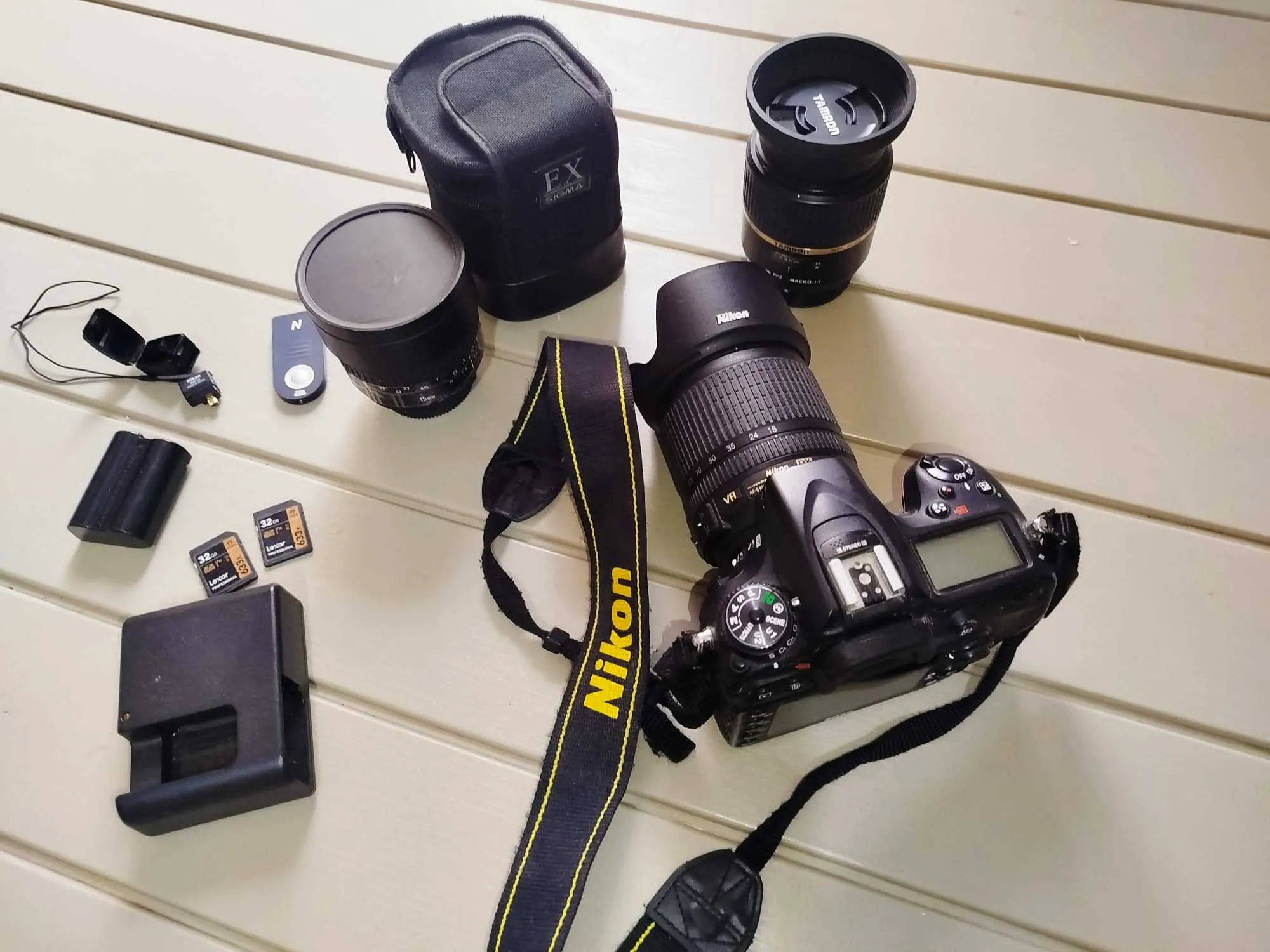 Nikon d7100 & différents objectifs accessoires