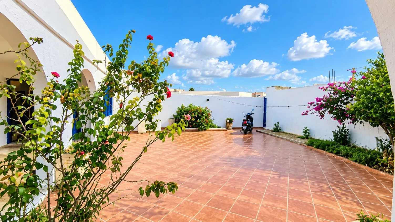 Une maison Style Arabe Rénovée - Vue sur mer