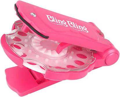 Bling Bling Hair Bedazzler Kit avec 180 strass / diamants + machine à cheveux en diamant