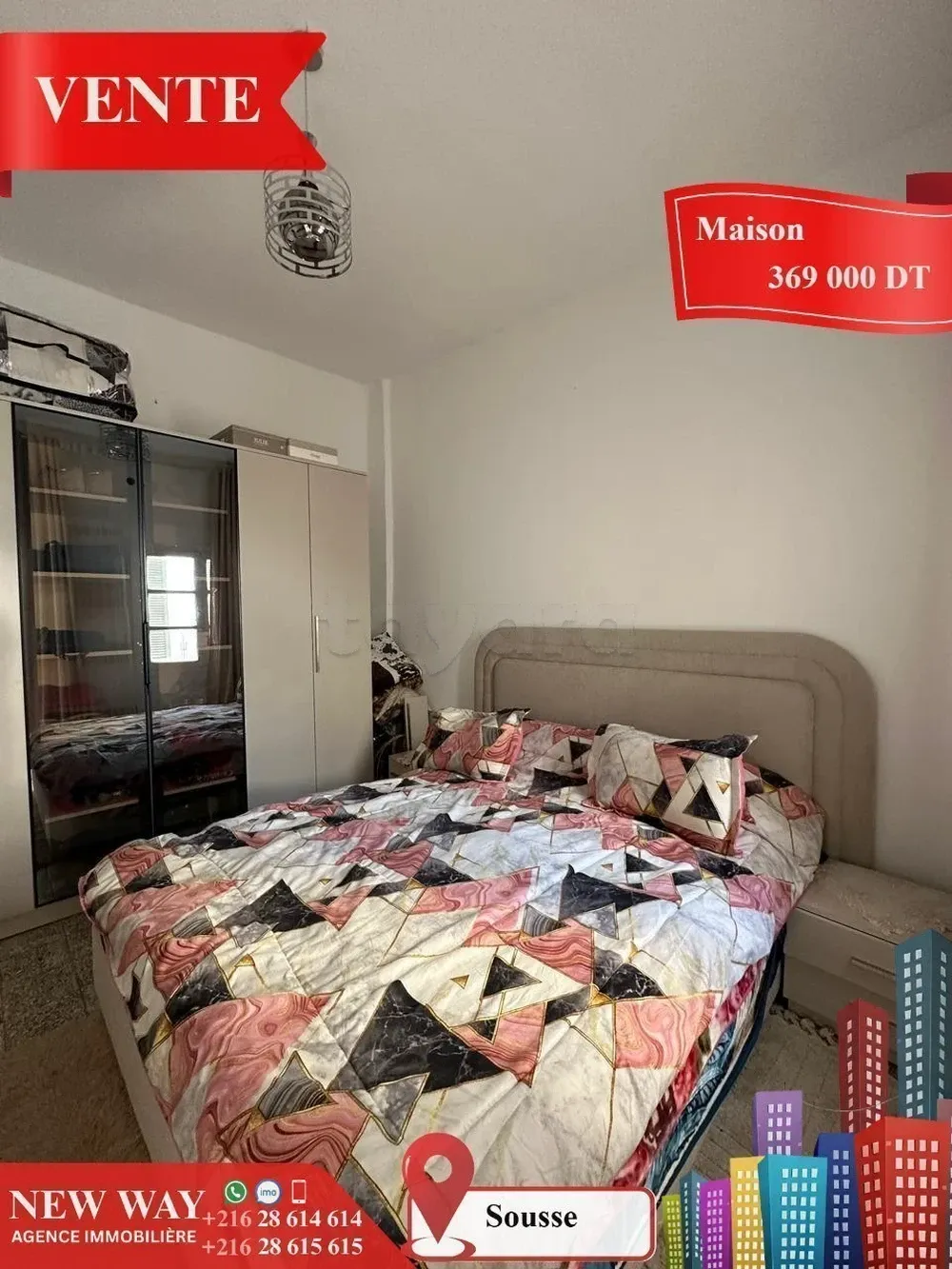 Maison à Sousse, Prés de Centre Ville