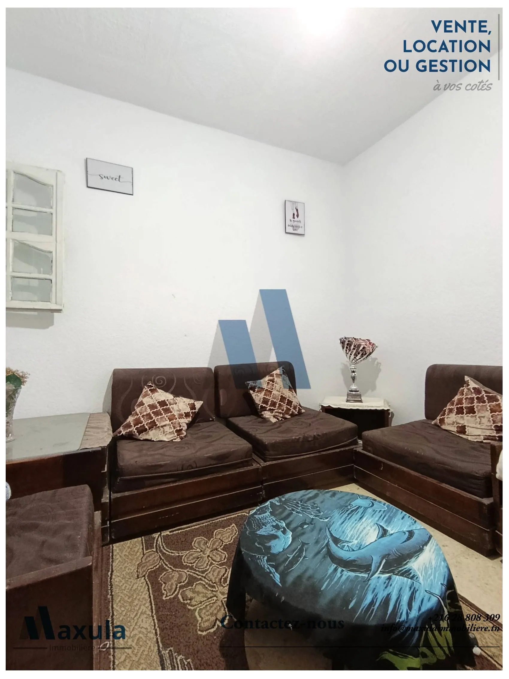 À VENDRE MAISON D’ANGLE S+5 À RADES MALLEHA