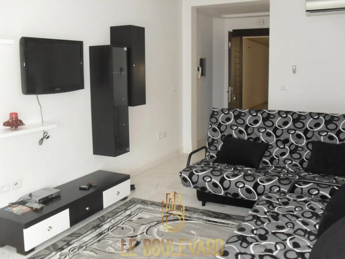 Location Annuelle : Appartement S+1 Vue Sur Mer à AFH Mrezga, Nabeul