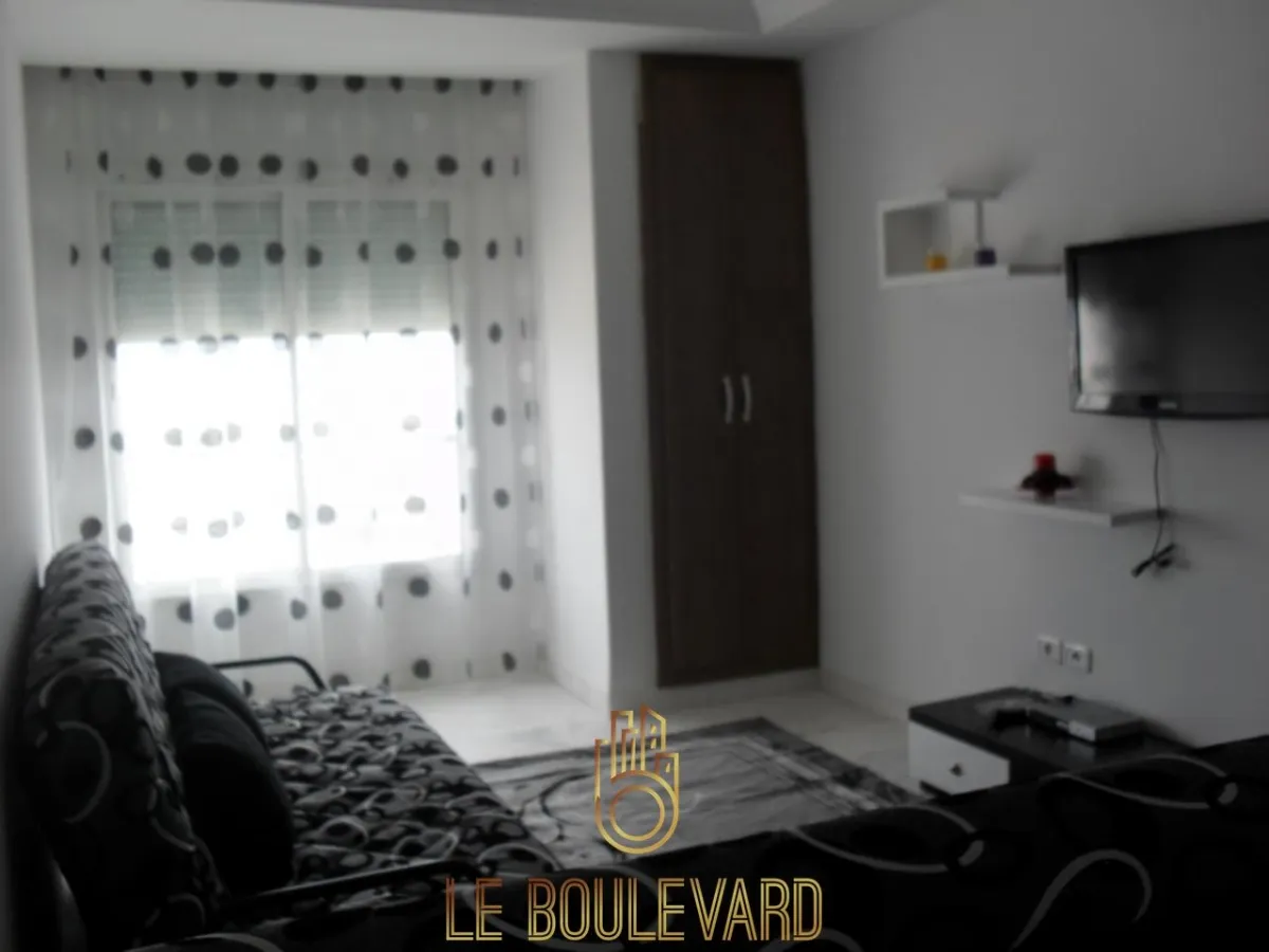 Location Annuelle : Appartement S+1 Vue Sur Mer à AFH Mrezga, Nabeul