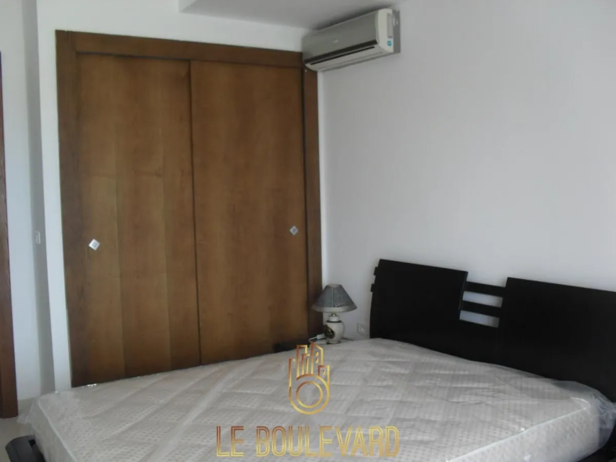 Location Annuelle : Appartement S+1 Vue Sur Mer à AFH Mrezga, Nabeul