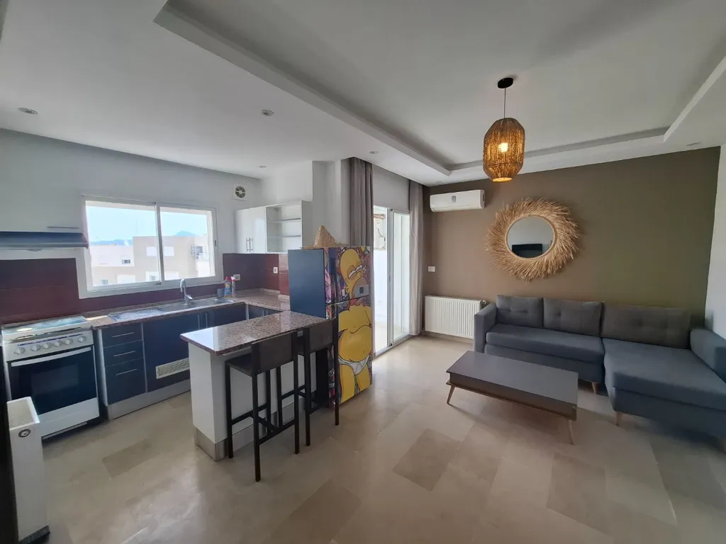 Appartement S+1 moderne avec parking à louer à Mourouj 6