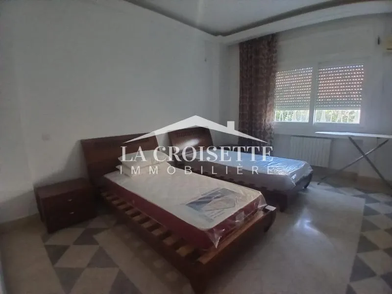 Rez-de-chaussée de villa s3 meublé à Carthage MRCL0341