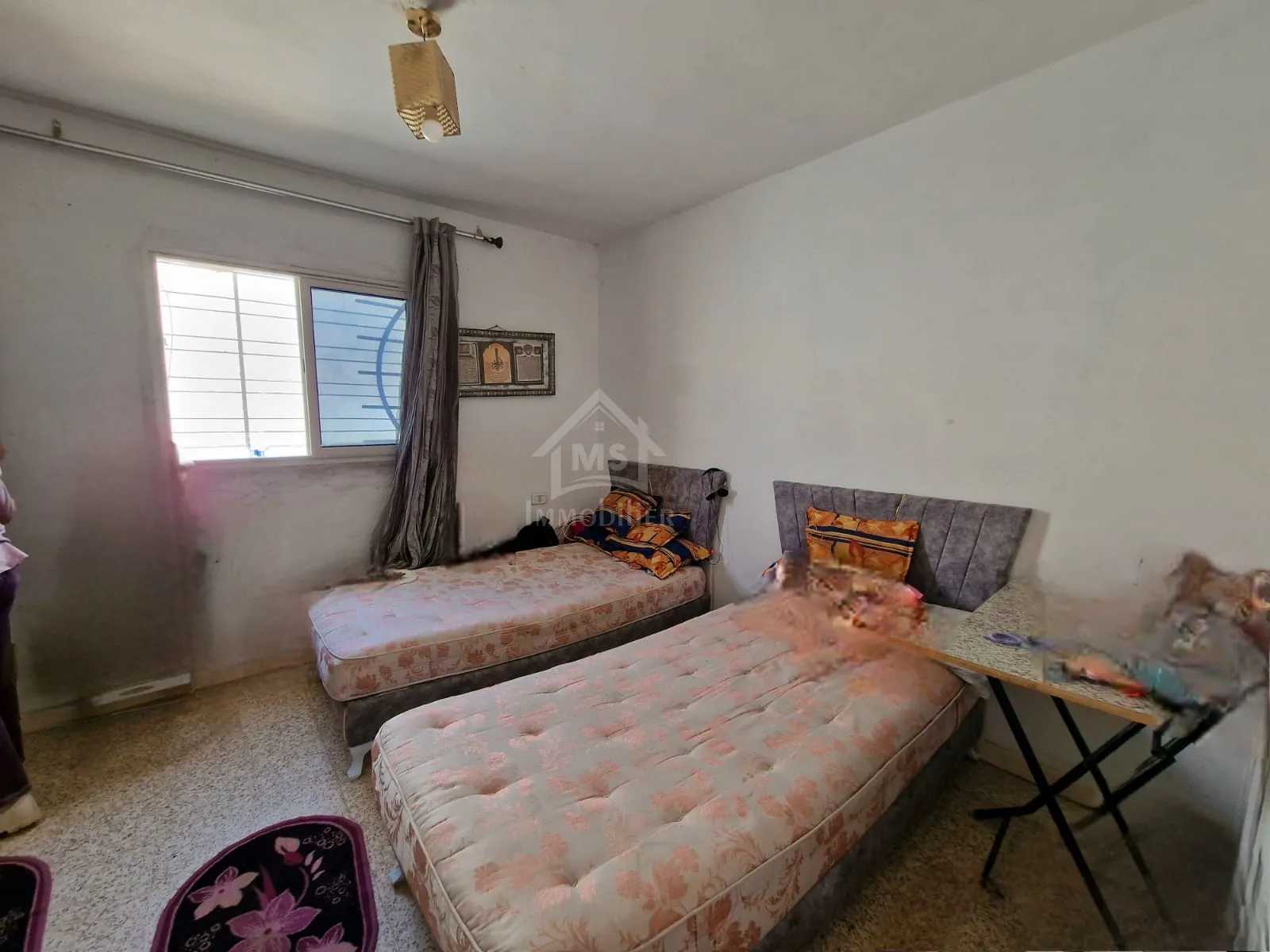 Maison S+2 avec garage et jardin à Hammamet Sud à vendre