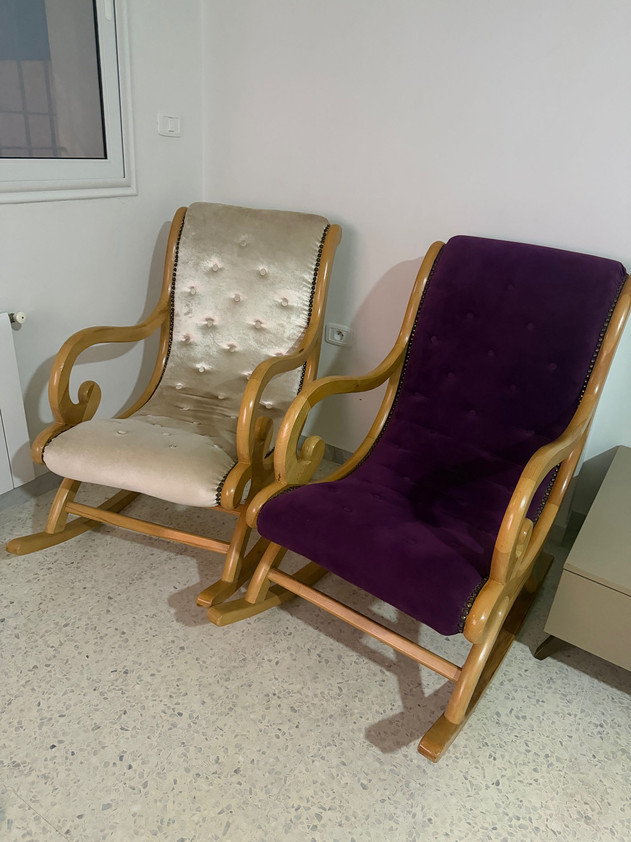 2 chaises basculants