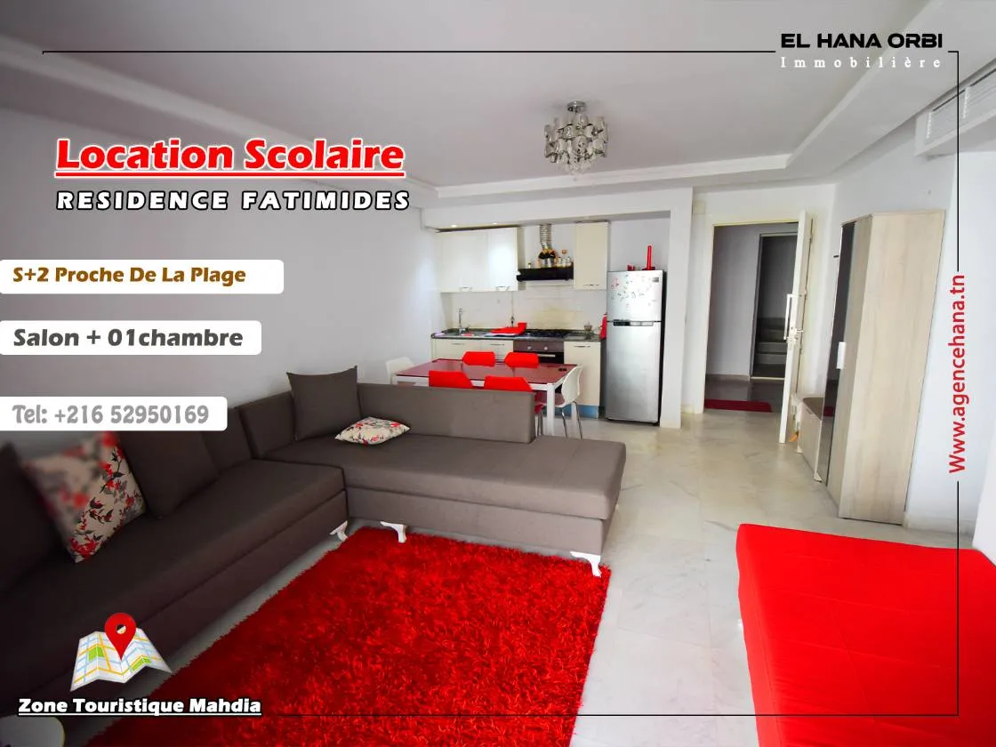 a louer pour location scolaire s+1 en plein zone touristique