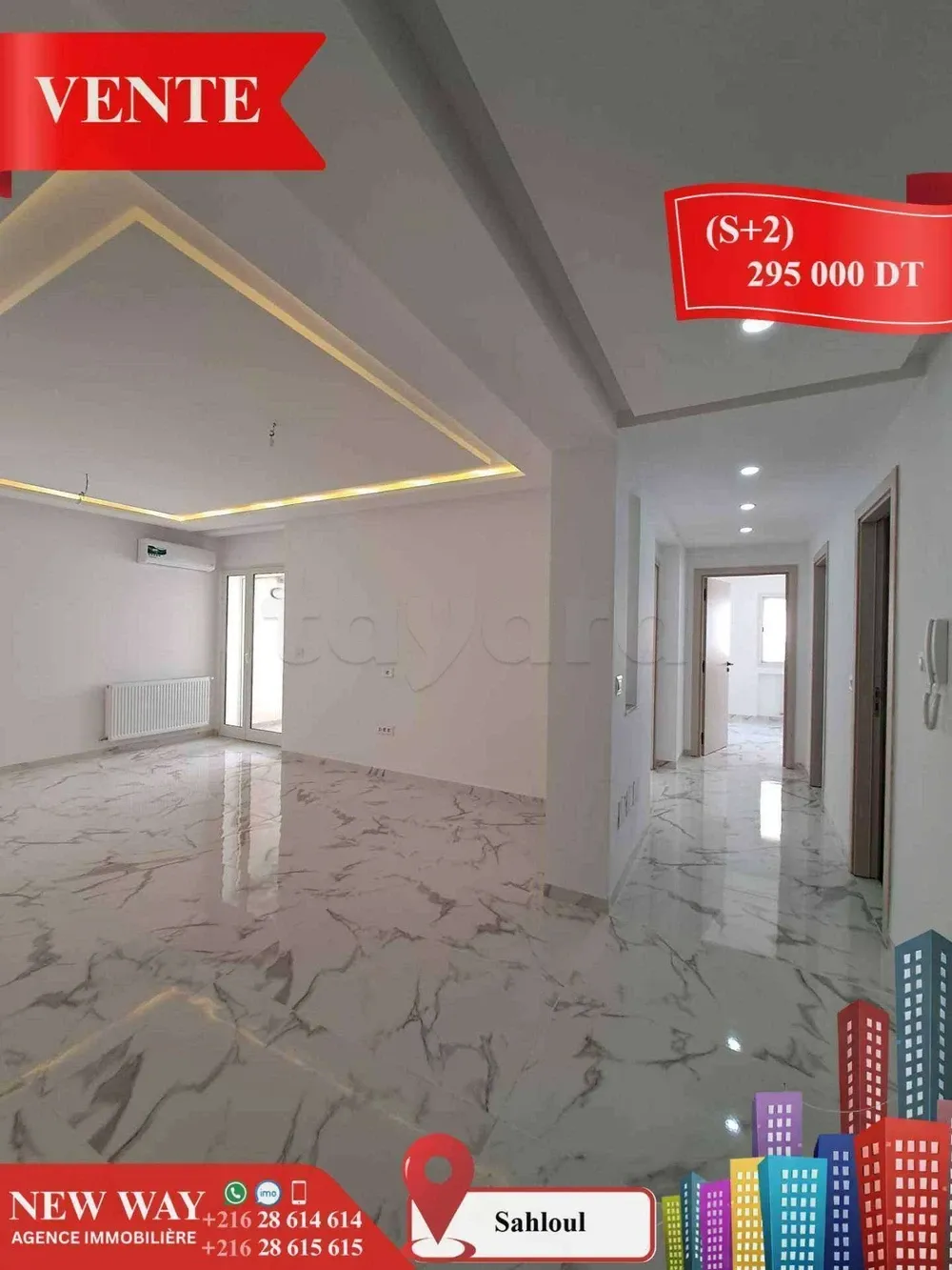 Appartement (S+2) à Sahloul 4