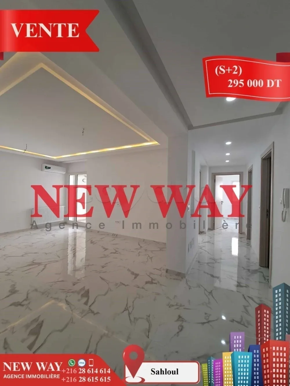 Appartement (S+2) à Sahloul 4