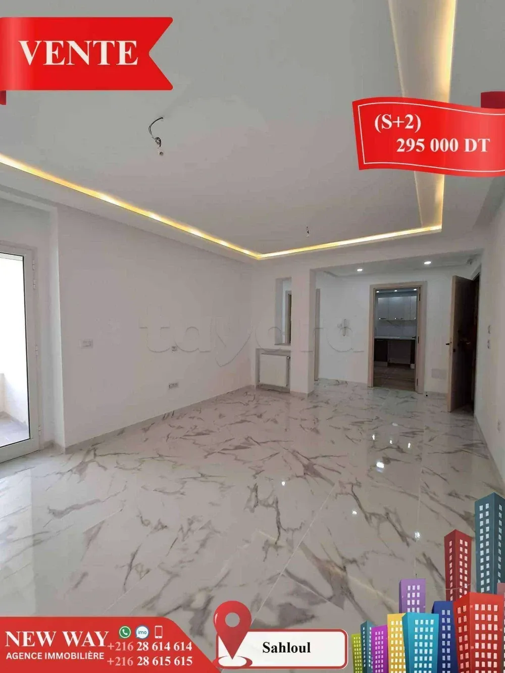 Appartement (S+2) à Sahloul 4