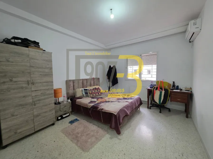  A Louer  en Exclusivité-Appartement S+2 à  jardin l'Aouina 