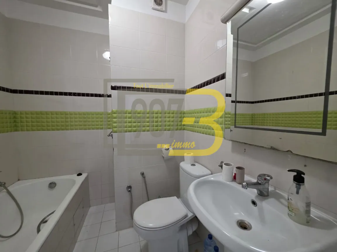  A Louer  en Exclusivité-Appartement S+2 à  jardin l'Aouina 