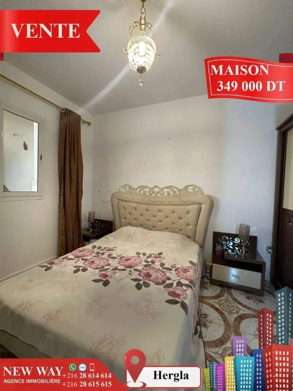 Maison à hergla proche de toutes commodités