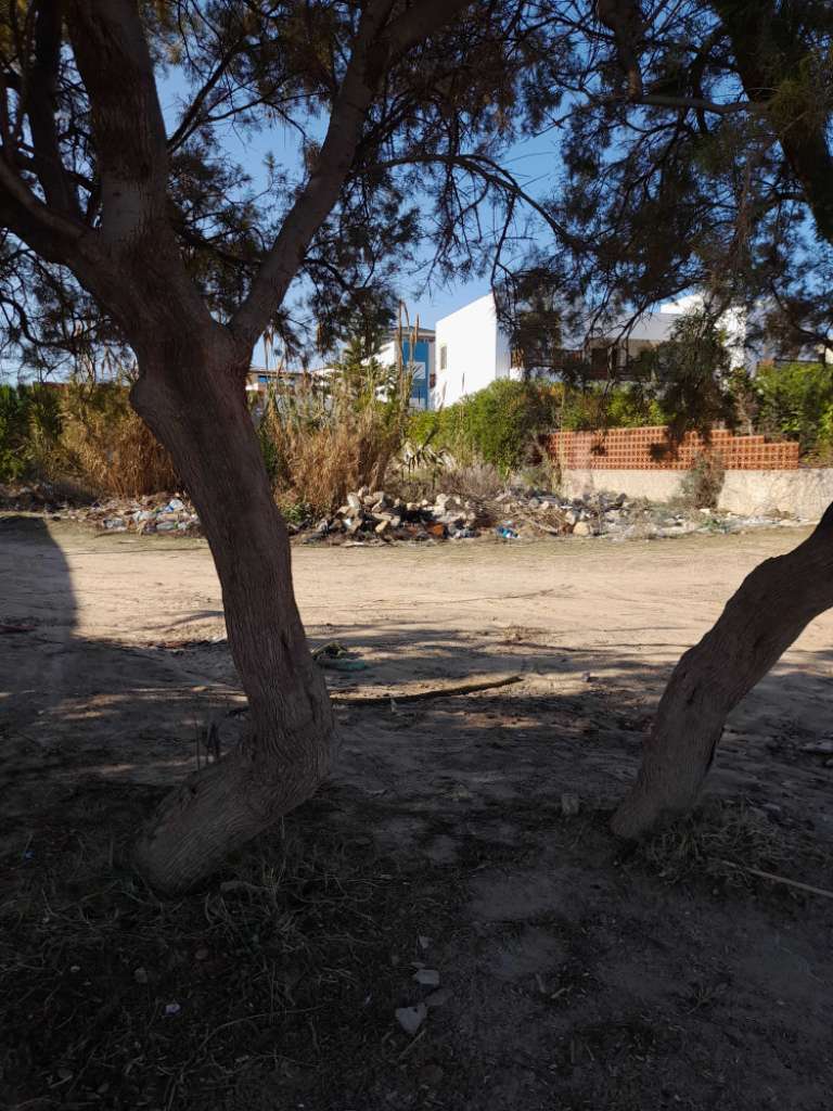 Terrain pied dans l'eau 