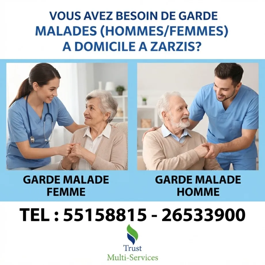 GARDE MALADE PAR MOIS A ZARZIS