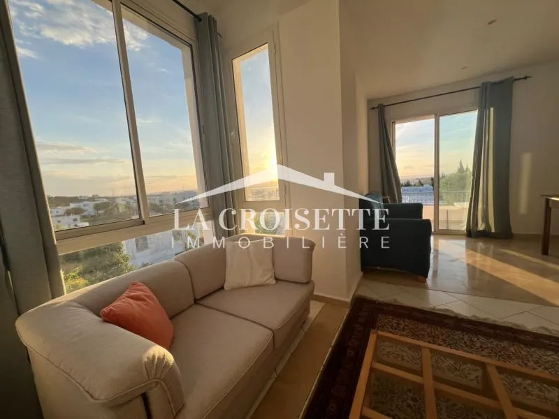 Appartement S+1 meublé à Gammarth MAL3078