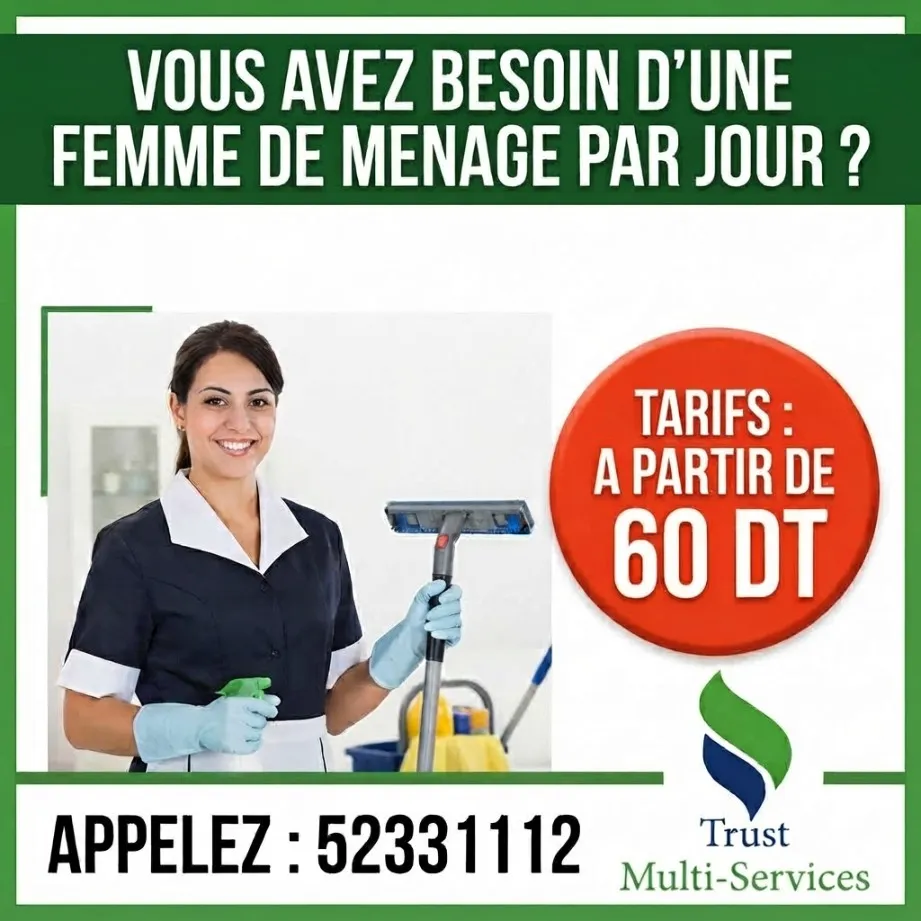 DES FEMMES DE MENAGES PAR JOUR A AGBA
