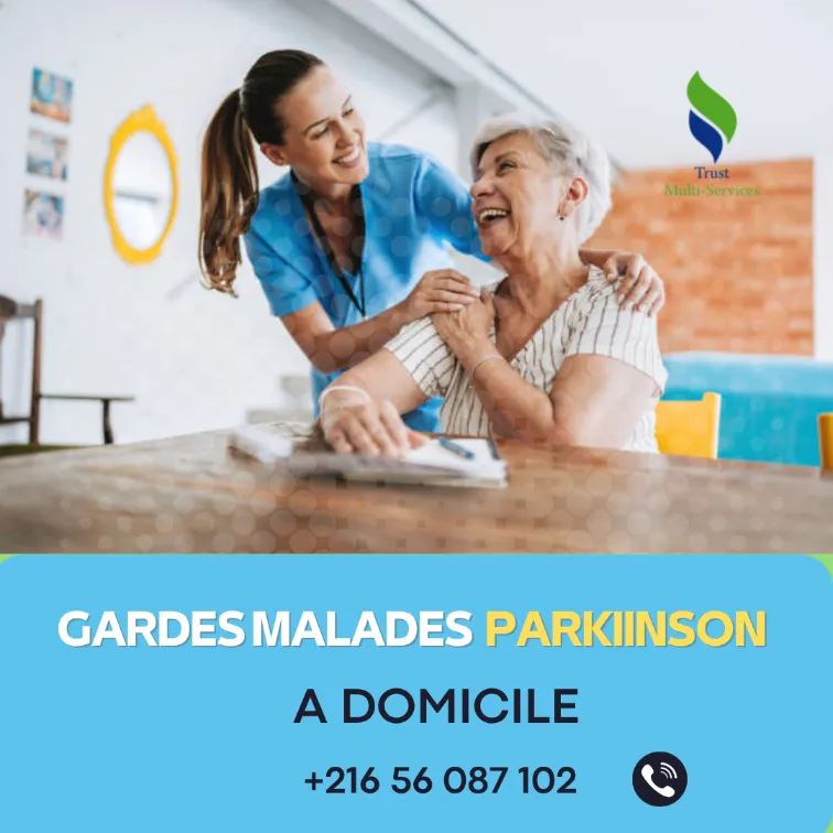 GARDES MALADES DE PARKINSON A DOMICILE  À ETTADHAMEN