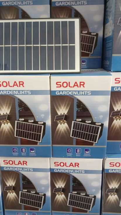 Applique murale solaire LED 3 lampes