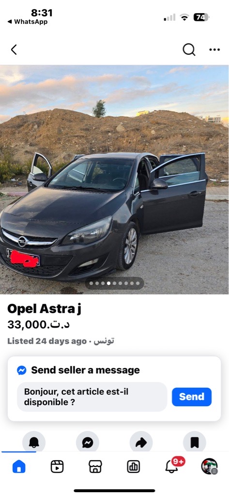 VEND OPEL CORSA TURBO BOITE AUTO