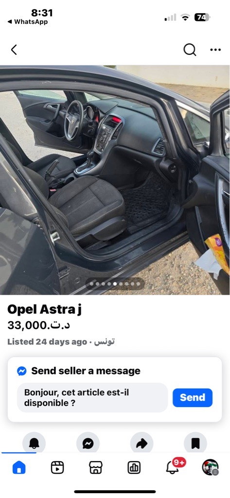 VEND OPEL CORSA TURBO BOITE AUTO