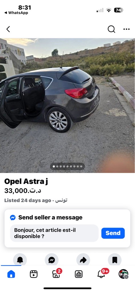 VEND OPEL CORSA TURBO BOITE AUTO