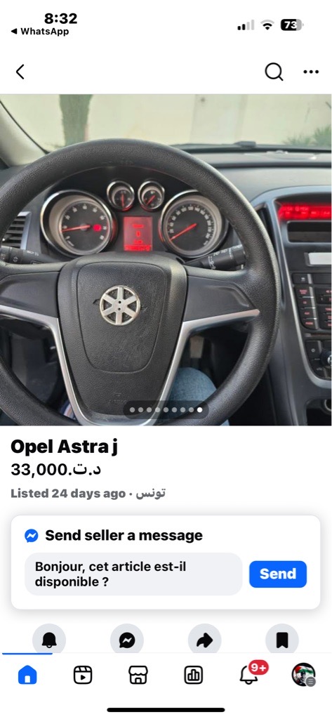 VEND OPEL CORSA TURBO BOITE AUTO