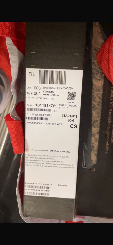 Deux. PC portable à vendre de la marque Dell neuf.