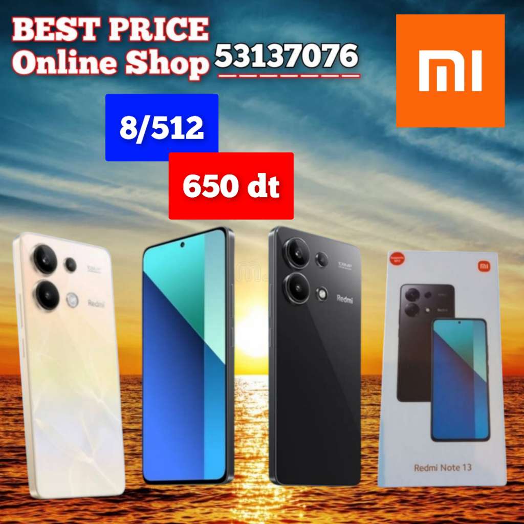 Redmi Note 13 8/512 Cacheté #Validé✔️
