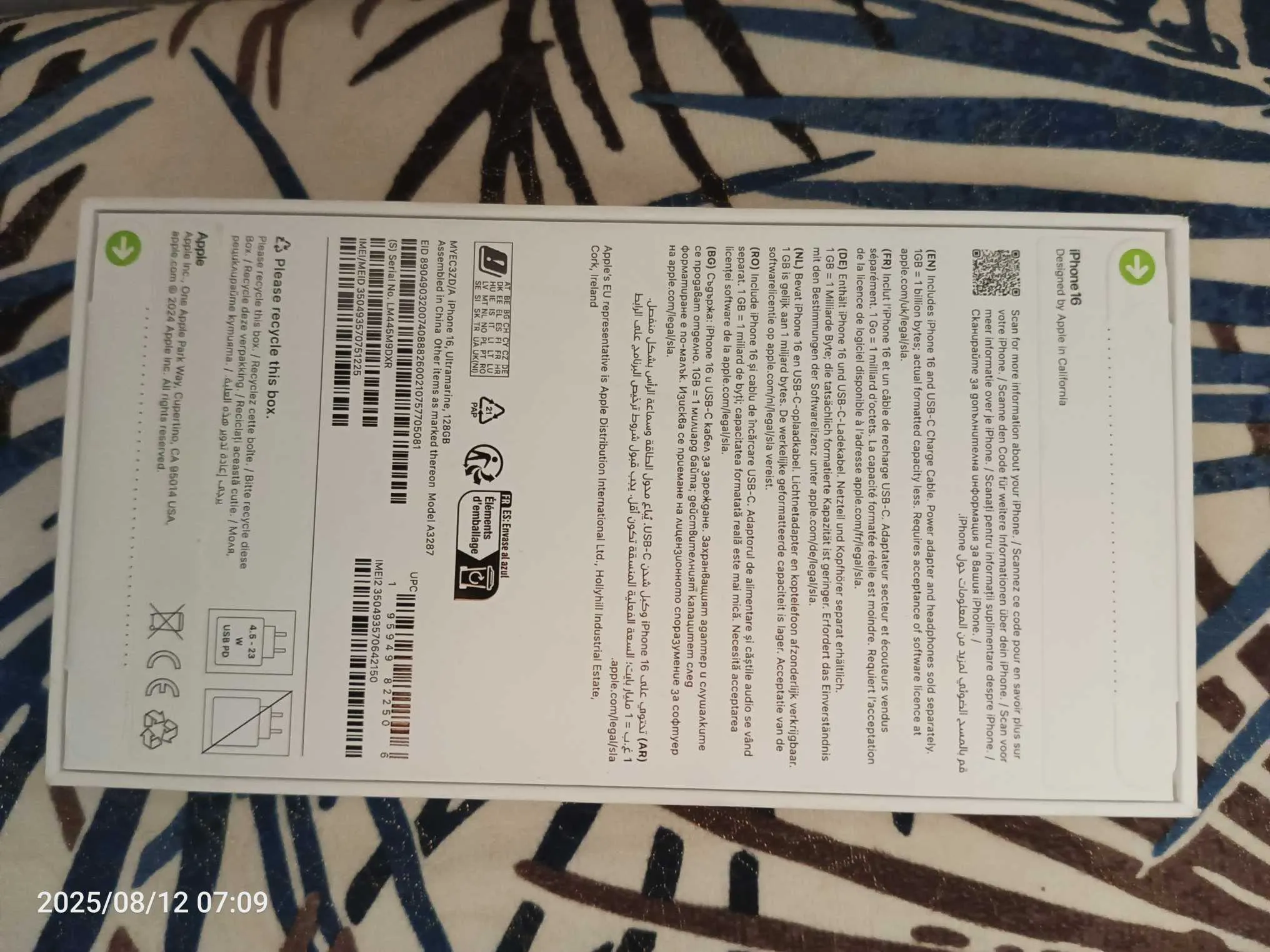 Iphone 16 cacheté