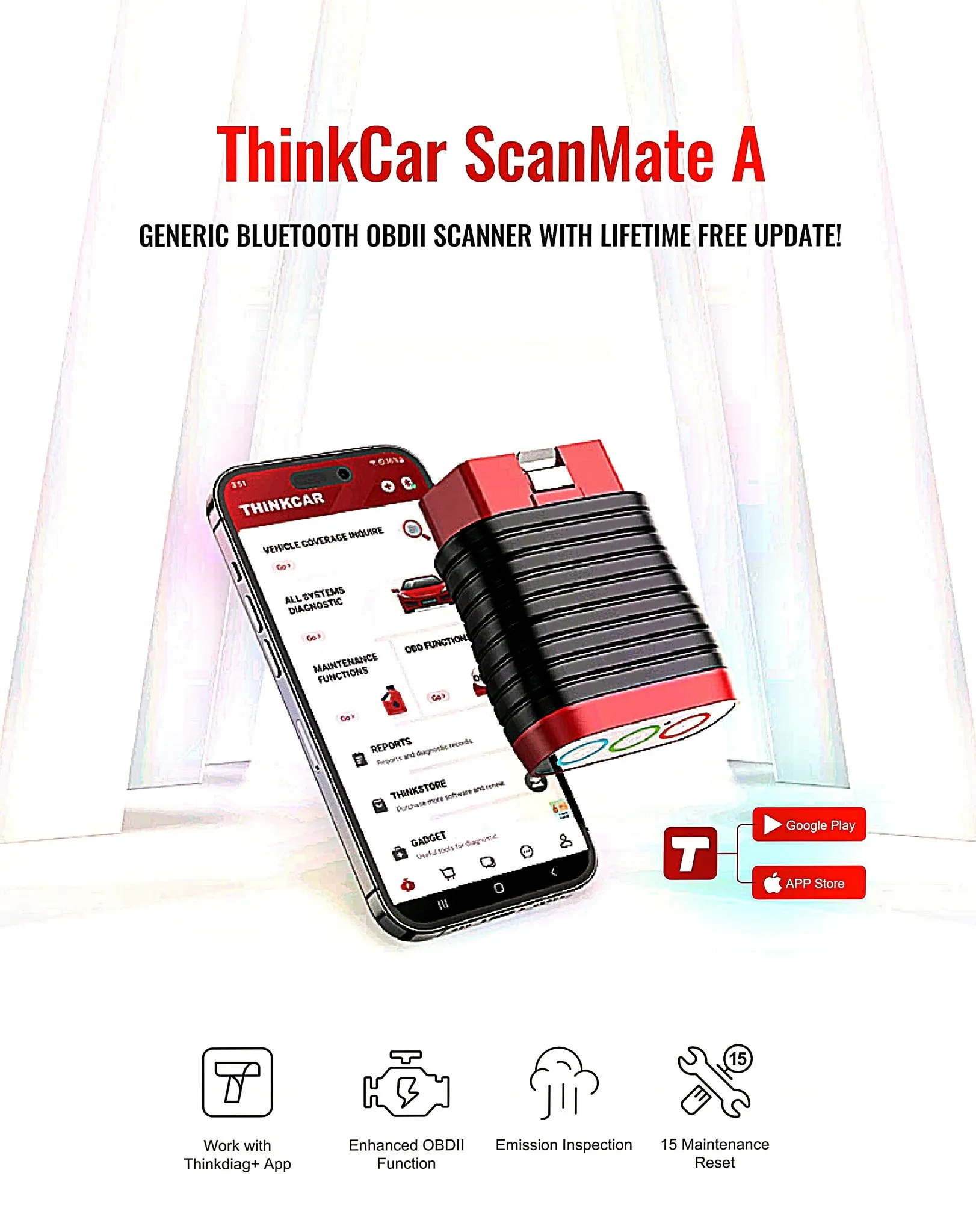 A VENDRE APPAREILS DE DIAGNOSTIC : THINKCARSCANMATE 