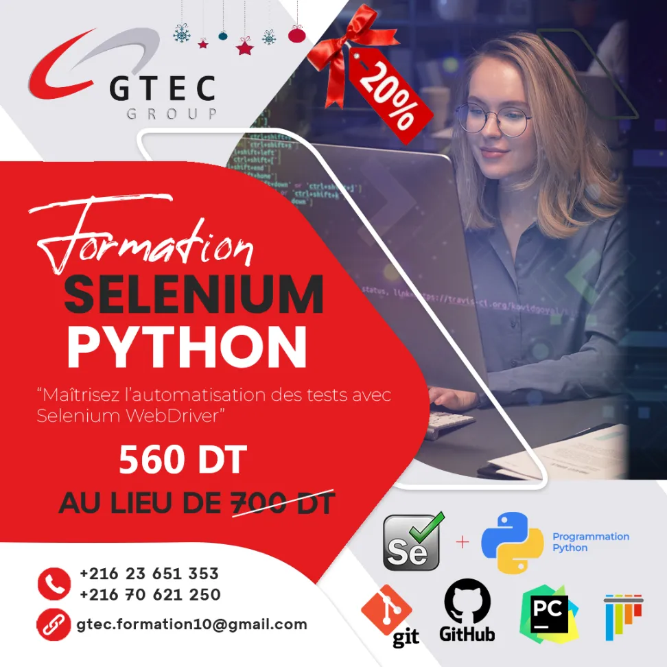 Formation Selenium + Python