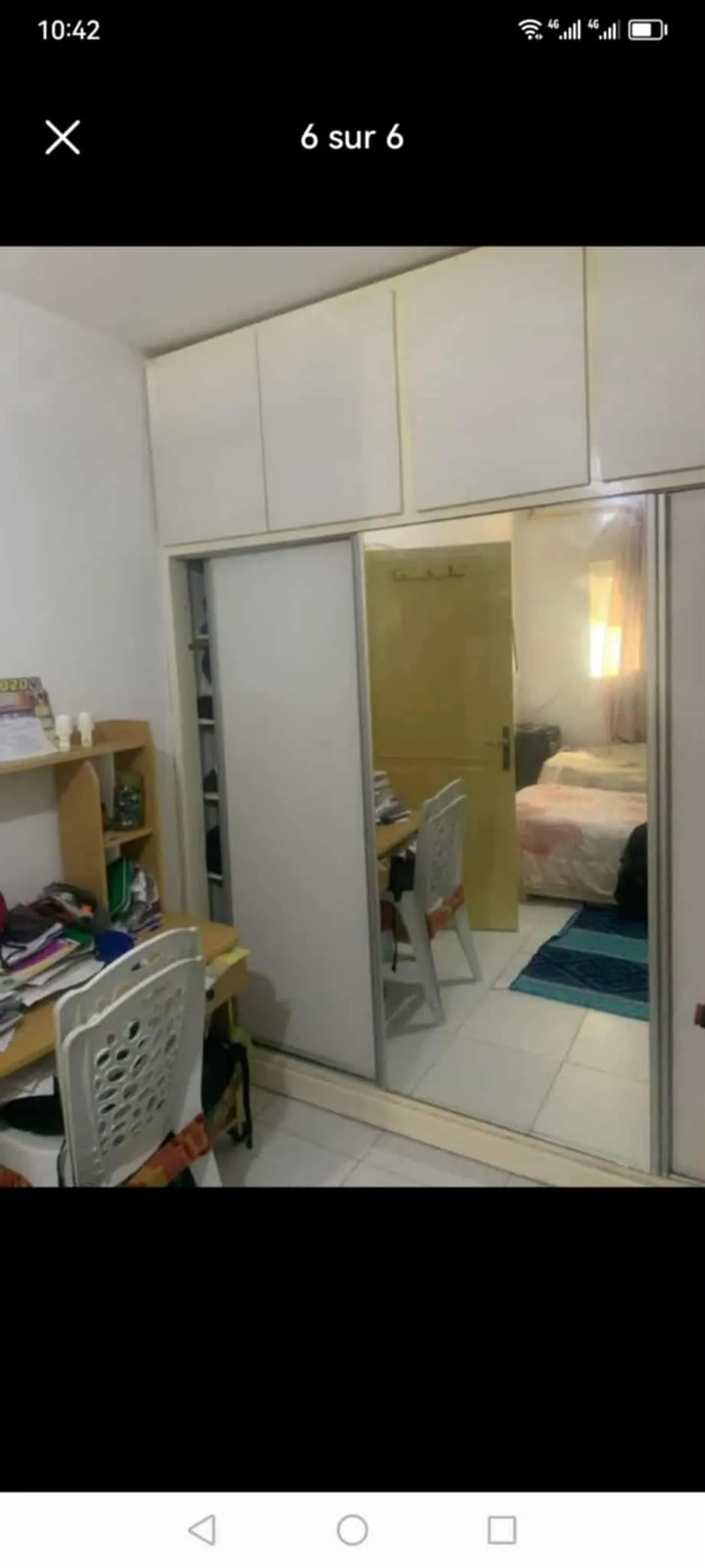 un studio s+1 meublé au rdc a louer situé a Bardo centre 3min de station de métro