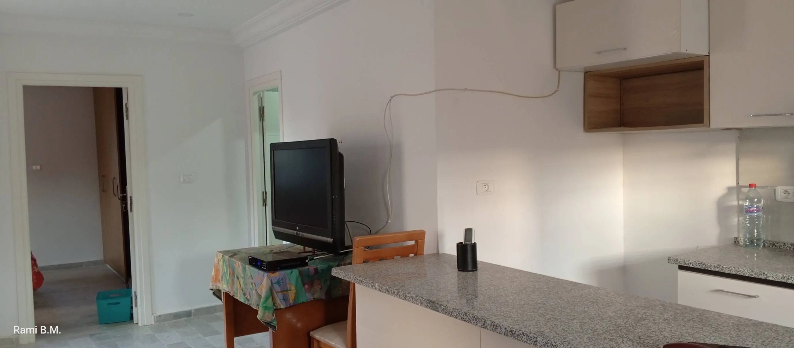 Un appartement S+1 à Raoude plage