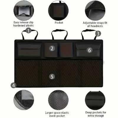 organisateur de rangement de coffre de voiture