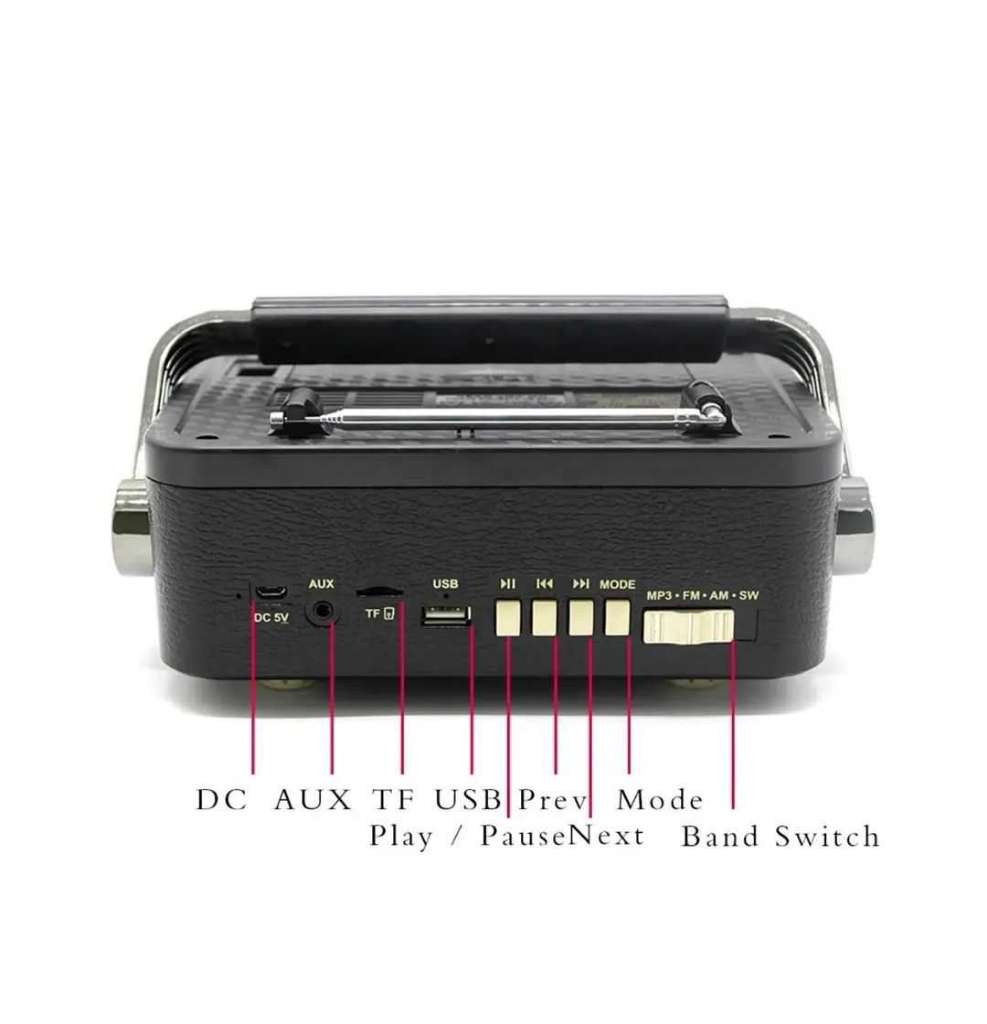 Radio nostalgique rechargeable Meier