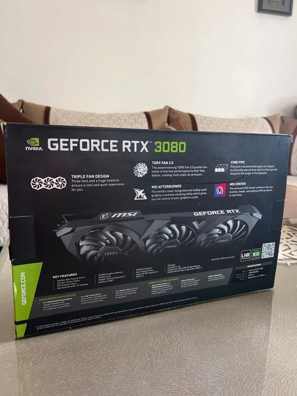 [NEUF] RTX 3080 VENTUS 3X OC LHR