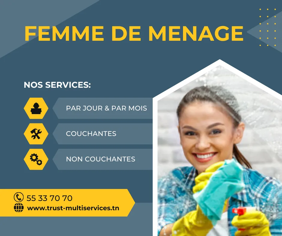FEMME DE MENAGE PAR JOUR