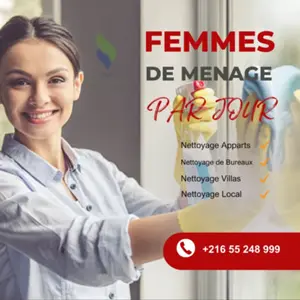 femme de ménage par jour en tunis 